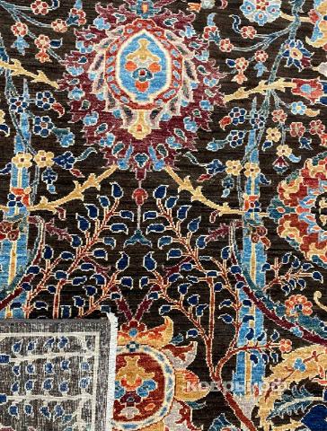 ковер ручной работы Шелковый Афганский ковер ручной работы Bidjar (Биджар)  2.96x1.91 — фото 4