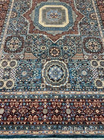 ковер ручной работы Шелковый Афганский ковер ручной работы Mamluk (Мамлук) 3.23x2.14 — фото 2