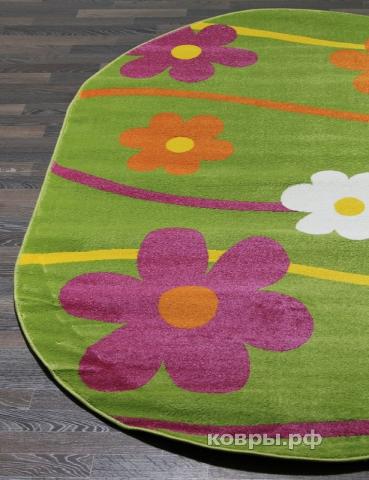 ковер Merinos Crystal 1021 GREEN Овал — фото 3