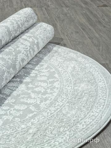 ковер VALENTIS SIROCCO E365AP GREY / WHITE Овал — фото 3