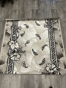 Коврик № 810,бежевый,размер 1,5 на 1,5 метра