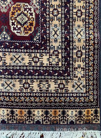 ковер ручной работы Шелковый Афганский ковер ручной работы Kundus (Кундус) 3.38x2.52 — фото 3