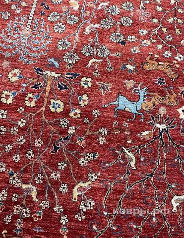 ковер ручной работы Шерстяной Афганский ковер ручной работы Bidjar (Биджар) 3.54x2.73 — фото 4