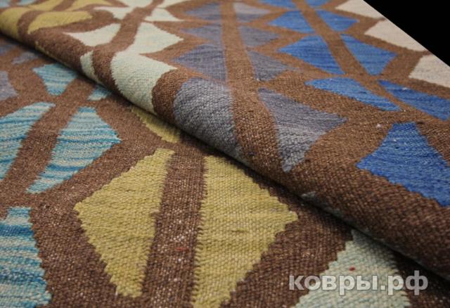 ковер ручной работы Шерстяной Афганский ковер ручной работы Kilim (Килим) 2.32x1.75 — фото 5