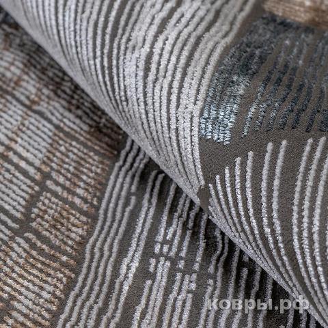 ковер Турция Luna 05173A ANTRASIT / A.MAVI овал — фото 4