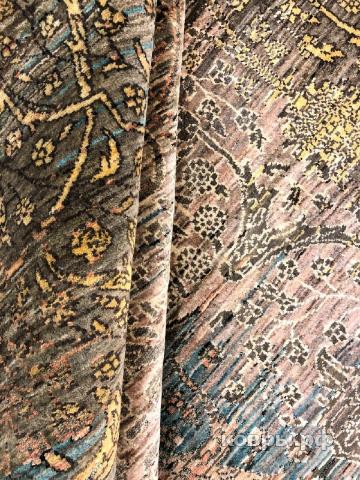 ковер ручной работы Индийский ковер ручной работы из шелка и шерсти 3.05x2.43 — фото 4