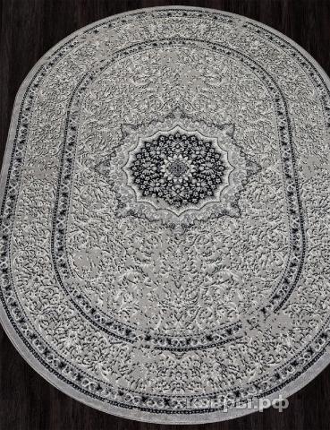 ковер Ковер MERINOS PALERMO F294 DARK GRAY Овал — фото 2