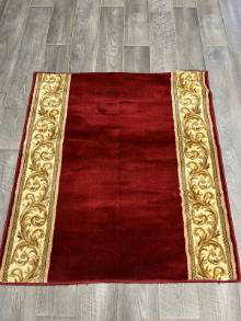 Коврик № 631 ,бордовый , размер 1,2 на 1,3 метра