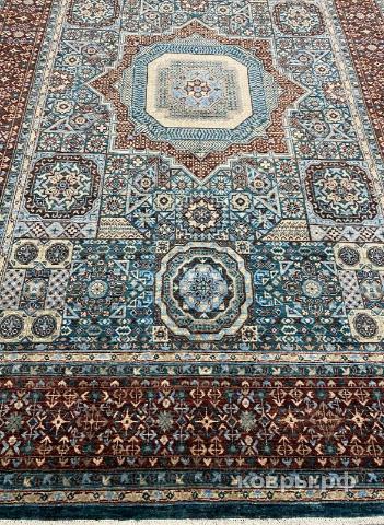 ковер ручной работы Шелковый Афганский ковер ручной работы Mamluk (Мамлук) 3.23x2.14 — фото 3