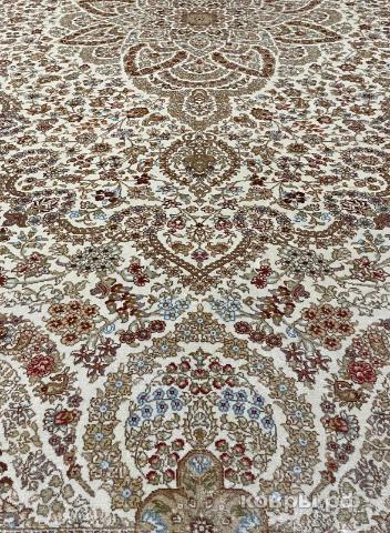 ковер ручной работы Шелковый Китайский ковер ручной работы Hereke (Хереке)  3.15x2.05 — фото 4