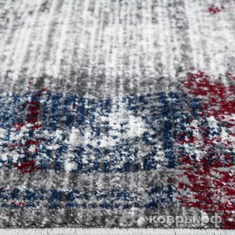 ковер MERINOS LONDON D838 gray-red — фото 4
