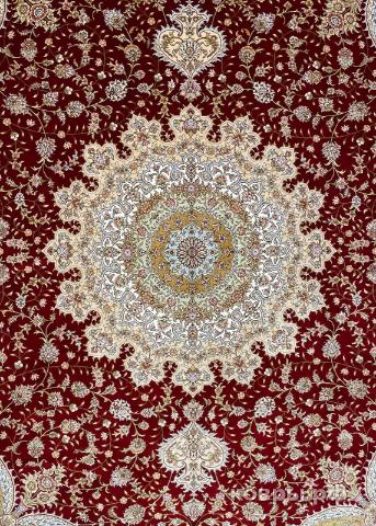 ковер ручной работы Шелковый Китайский ковер ручной работы 3.05x2.5 — фото 5