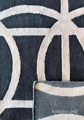 ковер ручной работы Индийский ковер ручной работы из шелка и шерсти 3.61x2.65 — фото 2