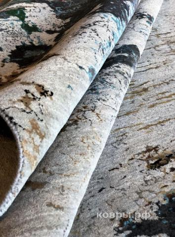 ковер ручной работы Индийский ковер ручной работы из шелка и шерсти 3.01x2.47 — фото 3