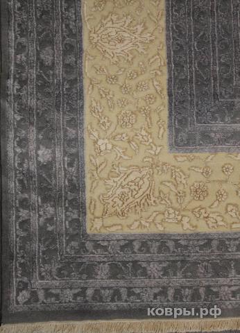 ковер ручной работы Индийский ковер ручной работы из шелка и шерсти Rajkumar (Ражкумар) 3.15x5.27 — фото 2