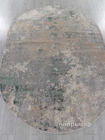 ковер Ковер MERINOS LIMAN F163 GRAY-GREEN Овал — фото 2