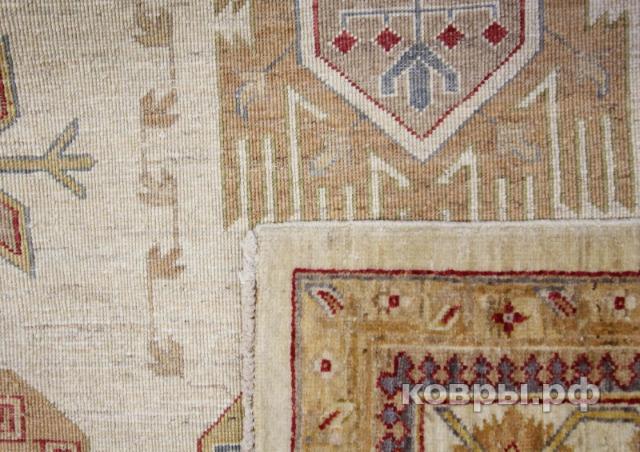 ковер ручной работы Афганский ковер ручной работы из шелка и шерсти Сhoubi Ziegler (Чуби зиглер) 2.36x1.72 — фото 3