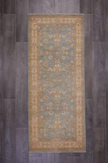 Гладкий ковер ручной работы Чуби 0.87x2.09м