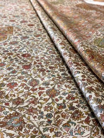 ковер ручной работы Шелковый Индийский ковер ручной работы Kashmir (Кашмир)  7.7x4.6 — фото 6