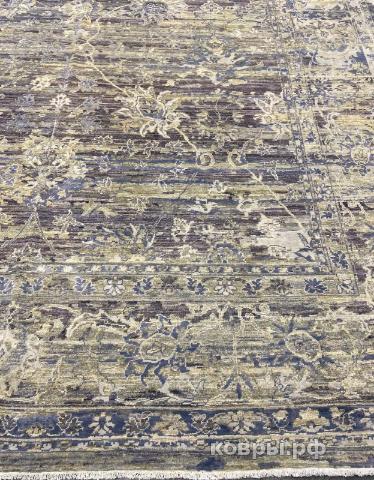 ковер ручной работы Шелковый Афганский ковер ручной работы 3.6x2.7 — фото 2