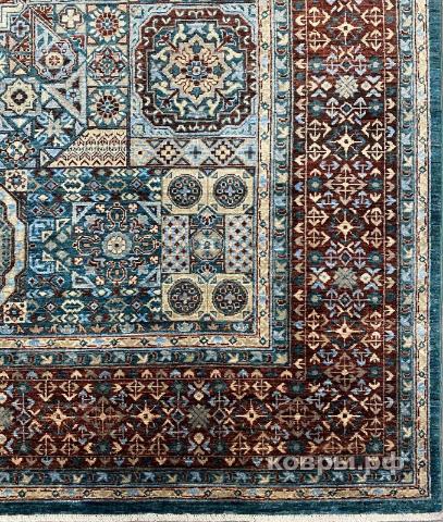 ковер ручной работы Шелковый Афганский ковер ручной работы Mamluk (Мамлук) 3.23x2.14 — фото 4