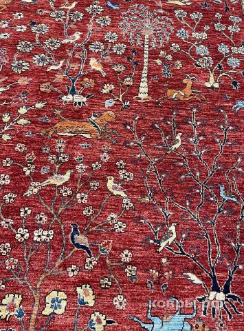 ковер ручной работы Шерстяной Афганский ковер ручной работы Bidjar (Биджар) 3.54x2.73 — фото 5