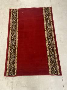Коврик №1574,бордовый,размер 1,18 на 1,75 метра