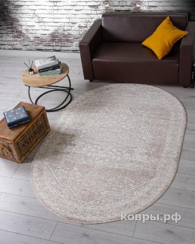 ковер Ковер ALPIN NOVA 04293A BEIGE FDY / CREAM HB Овал — фото 2