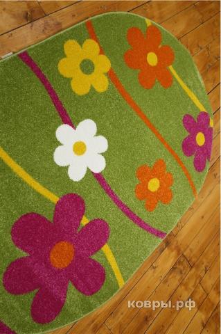 ковер Merinos Crystal 1021 GREEN Овал — фото 5