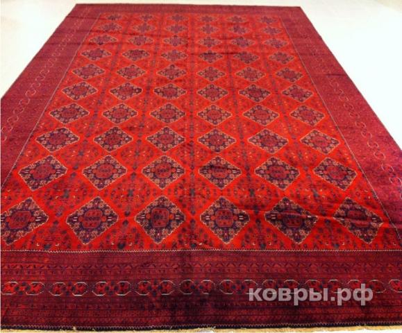 ковер ручной работы Афганский ковер ручной работы Белжик 3.65x5.45м — фото 2