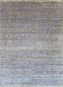 Индийский ковер ручной работы из шелка и шерсти 3.6x2.68