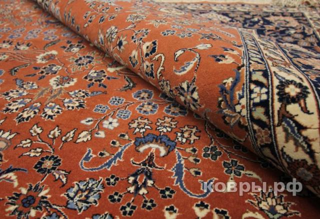 ковер ручной работы Шерстяной Иранский ковер ручной работы Nain (Наин) 2.1x2.08 — фото 4