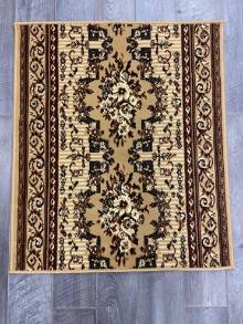 Коврик № 1421,бежевый,размер 1 на 1,16 метра