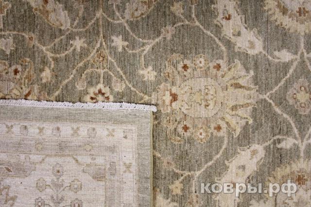 ковер ручной работы Шерстяной Афганский ковер ручной работы Сhoubi (Чуби) 3.62x2.73 — фото 3