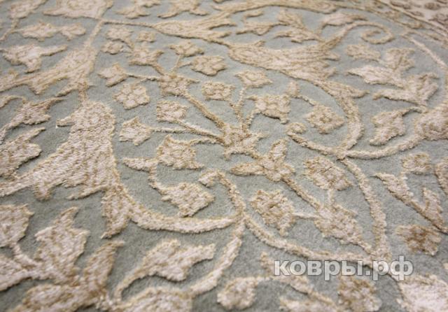 ковер ручной работы Индийский ковер ручной работы из шелка и шерсти Radjput (Раджпут) 1.39x0.72 — фото 2