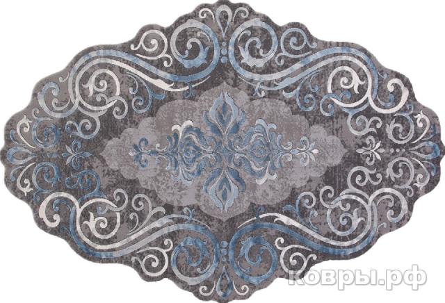 ковер KARMEN HALI SAFIR 00858T BLUE / BLUE