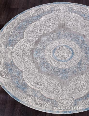 ковер KARMEN HALI ARMINA 03880A BLUE / BLUE Круг — фото 2