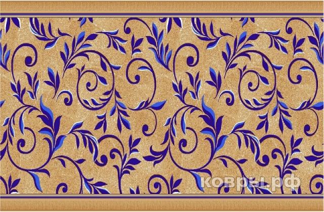 дорожка Витебские ковры принт 8-ми цветная дорожка p1161o2r синяя