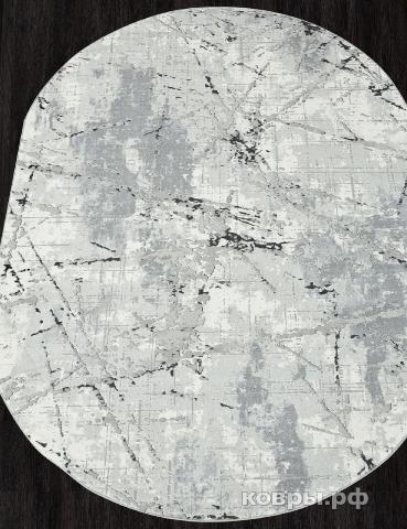 ковер KARMEN HALI NENSI GL039G GREY / GREY Овал — фото 2