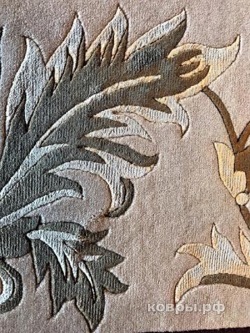 ковер ручной работы Китайский ковер ручной работы из шелка и шерсти 3x4 — фото 3