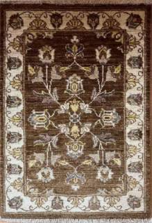 Шерстяной Афганский ковер ручной работы Сhoubi Ziegler (Чуби зиглер) 0.9x0.63