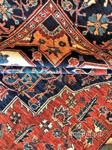ковер ручной работы Шерстяной Афганский ковер ручной работы Bidjar (Биджар) 3.5x3 — фото 4