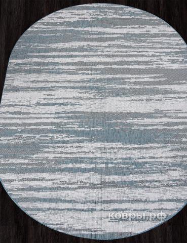 ковер Ковер Современный MERINOS KAIR S143 BLUE Овал — фото 2
