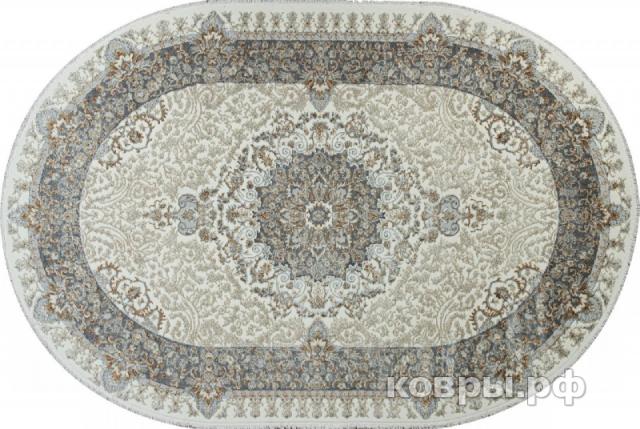 ковер ALPIN SAHARA 06066A GREY FDY / CREAM HB Овал