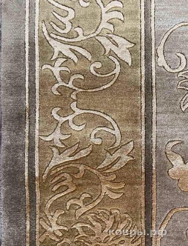 ковер ручной работы Китайский ковер ручной работы из шелка и шерсти 2.44x1.68 — фото 3