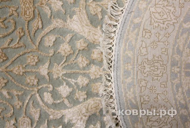 ковер ручной работы Индийский ковер ручной работы из шелка и шерсти Radjput (Раджпут) 1.39x0.72 — фото 3