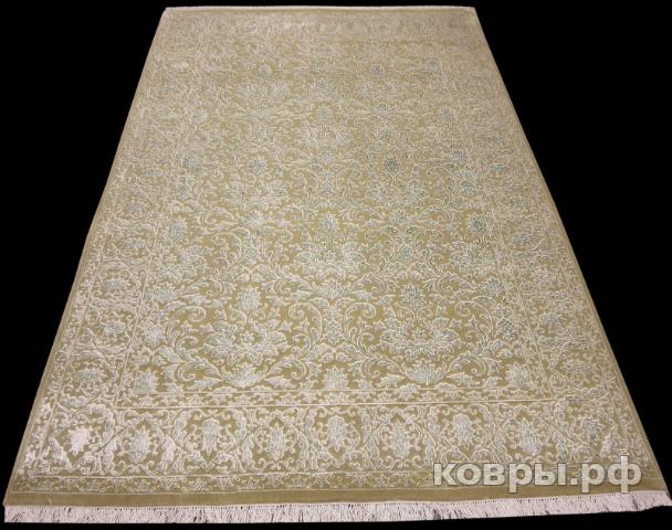 ковер ручной работы Индийский ковер ручной работы из шелка и шерсти Agra (Агра) 2.46x1.72 — фото 2