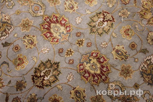 ковер ручной работы Индийский ковер ручной работы из шелка и шерсти Aurora (Аврора) 3.76x2.74 — фото 2