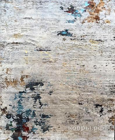 ковер ручной работы Индийский ковер ручной работы из шелка и шерсти 3.01x2.47 — фото 4