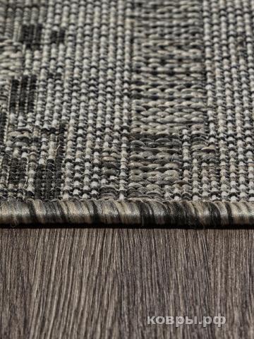 ковер Ковер MERINOS KAIR S143 BLACK-GRAY Овал — фото 4